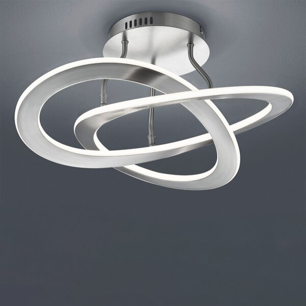 Plafoniera trio lighting oakland 40w led 4400lm 3000°k dimmerabile lampada soffitto ultramoderna interno - Trio Lighting