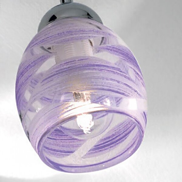 Plafoniera moderna due p illuminazione camilla pl8 e14 led vetro metallo lampada soffitto - Due P Illuminazione