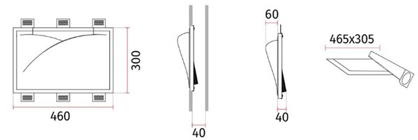 Applique incasso belfiore 9010 spiraglio 2372 b 3008 led wireless cristaly lampada parete - Belfiore - 9010