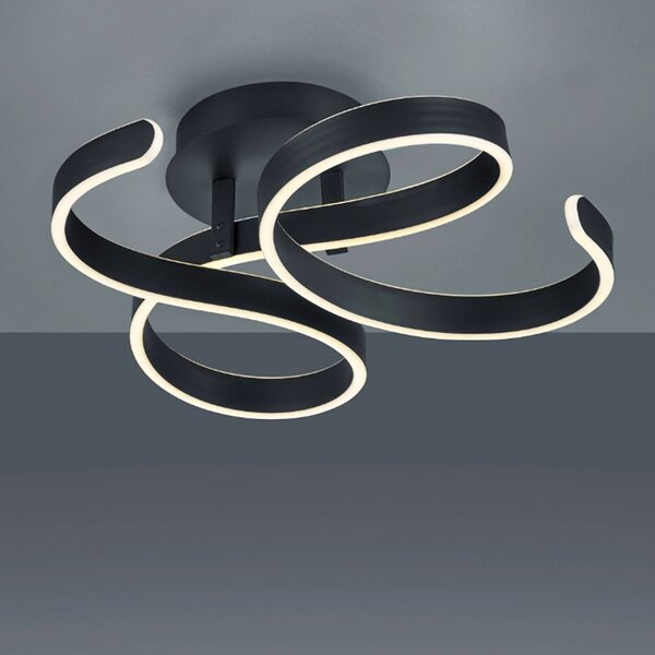Plafoniera trio lighting francis led dimmerabile metallo lampada soffitto - Trio Lighting