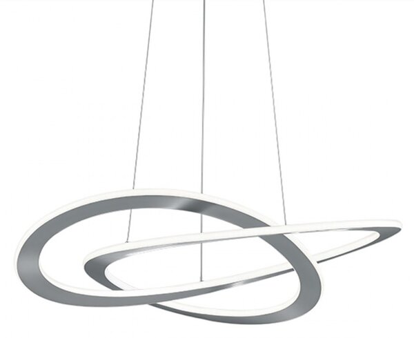 Lampadario trio lighting oakland 52w led 5650lm 3000°k dimmerabile sospensione ultramoderna interno - Trio Lighting
