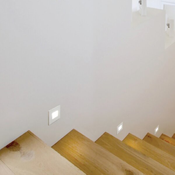 Applique incasso gesso belfiore 9010 aida 4205a 3004 led scatola 503 cristaly - Belfiore - 9010