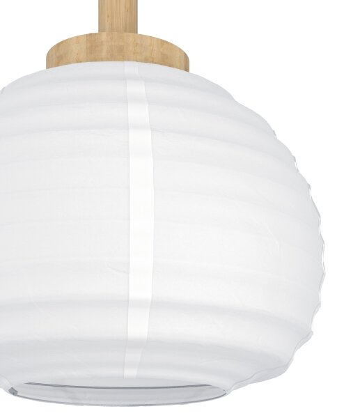 Eglo 44066 - Lampadario su cavo SUMMERHILL 3xE27/40W/230V bianco/beige