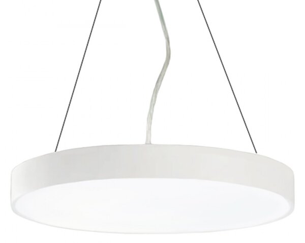 Lampadario alluminio gea led biham r gpl302 gki300 60w led bianco sospensione moderna cerchio anello - Gea Led