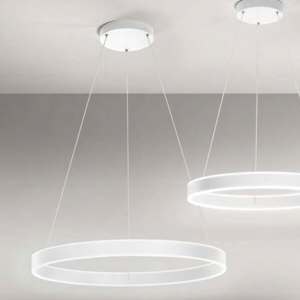Lampadario moderno perenz kirko 6956 b ct led sospensione alluminio - Perenz