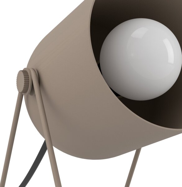 Eglo 44165 - Lampada da tavolo TILSTON 1xE14/8W/230V beige