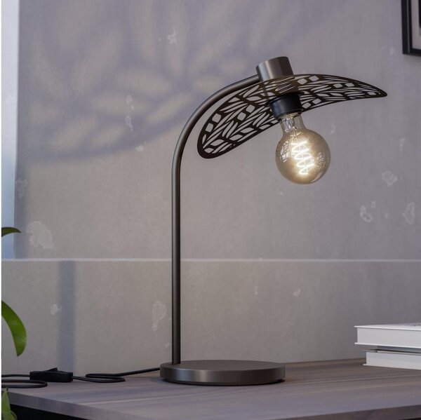 Eglo 44126 - Lampada da tavolo SWABY 1xE27/60W/230V bronzo