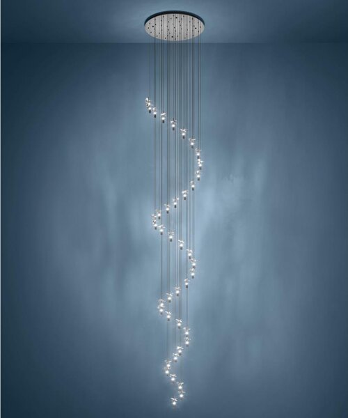 Eglo 390492 - Lampadario LED a cavo COMAREIRA 40xLED/2,1W/230V 2200/3000/4000K cromo