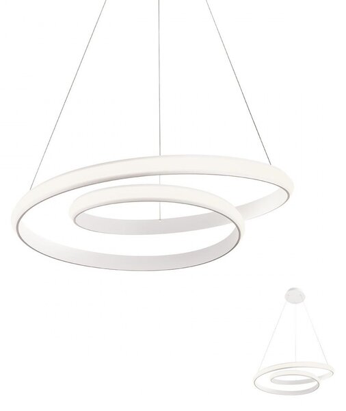 Lampadario moderno redo group torsion 01 4360 led alluminio dimmerabile - Redo Group