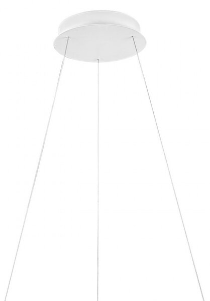 Lampadario anello gea luce krizia sg b 60w led 4800lm 3000°k alluminio bianco moderno interno - Gea Luce