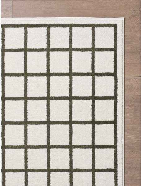 Tappeto verde scuro/crema 160x230 cm Picnic - ESTE