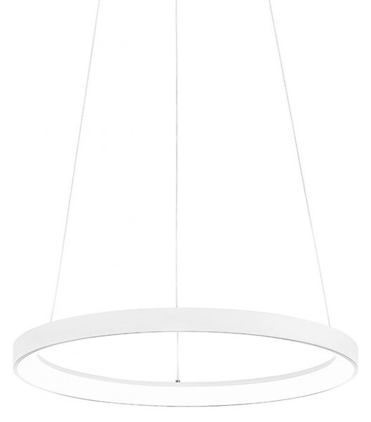 Lampadario anello gea luce krizia sp b 38w led 2300lm 3000°k alluminio bianco moderno interno - Gea Luce
