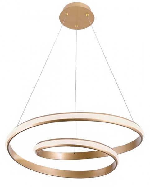 Lampadario classico redo group torsion 01 4361 led alluminio sospensione dimmerabile - Redo Group