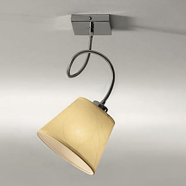 Plafoniera illuminando soft pl1 e27 led paralume flessibile - Illuminando