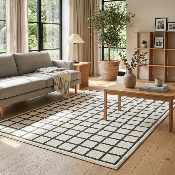Tappeto verde scuro/crema 160x230 cm Picnic - ESTE