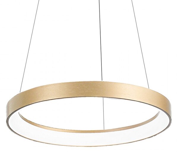 Lampadario anello gea luce krizia sp o 38w led 2200lm 3000°k alluminio oro classico interno - Gea Luce