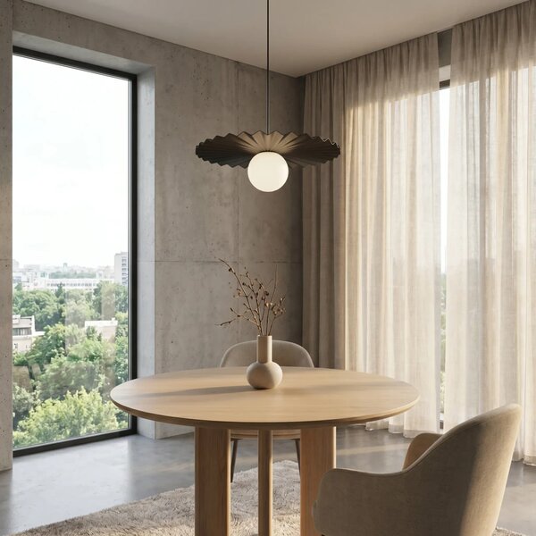 Lampada a sospensione UMBRA 1 G9 in Acciaio