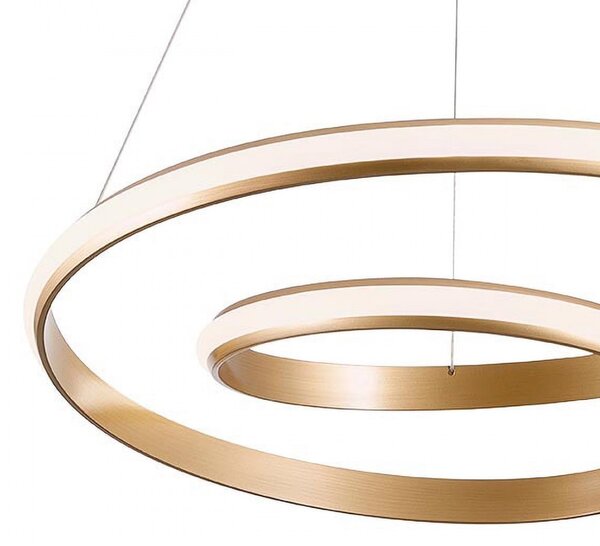 Lampadario classico redo group torsion 01 4364 led alluminio dimmerabile - Redo Group