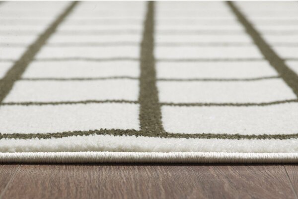Tappeto verde scuro/crema 160x230 cm Picnic - ESTE