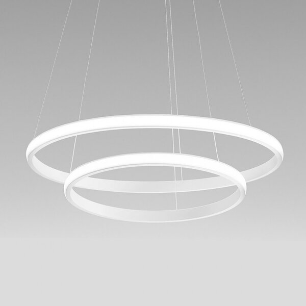 Lampadario moderno gea luce iole s2 b 42w led alluminio sospensione - Gea Luce