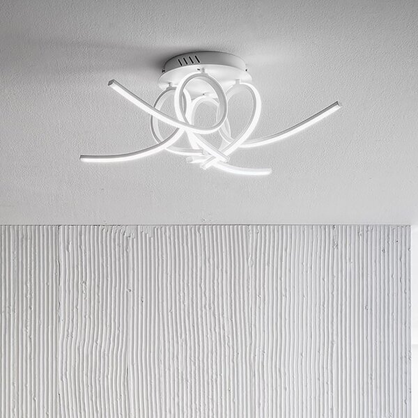 Plafoniera moderna gea luce tosca p4 3000°k 60w led alluminio lampada soffitto - Gea Luce