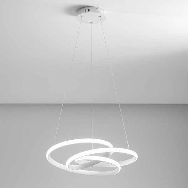 Lampadario led gea luce diva sp b moderna alluminio sospensione - Gea Luce