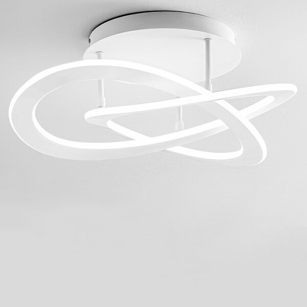 Plafoniera led gea luce yara pp c 30w led alluminio lampada soffitto moderna - Gea Luce