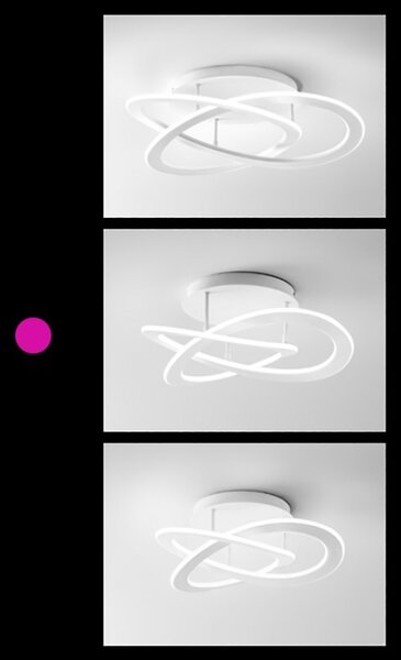 Plafoniera led gea luce yara pm c 40w led alluminio lampada soffitto moderna - Gea Luce