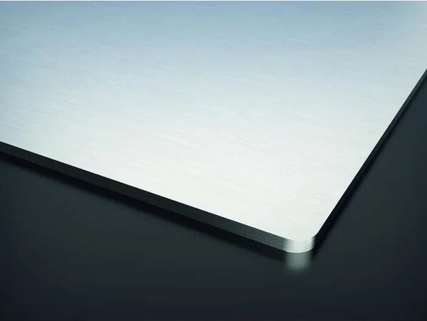 Barazza Piano Cottura 4 Fuochi a Gas Larghezza 110 cm (1 Bruciatore Doppia Corona Flat Eco-Design) in Acciaio Inox colore Inox - 1PMD104