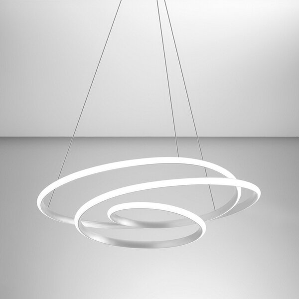Lampadario led gea luce diva sg b moderna alluminio sospensione - Gea Luce