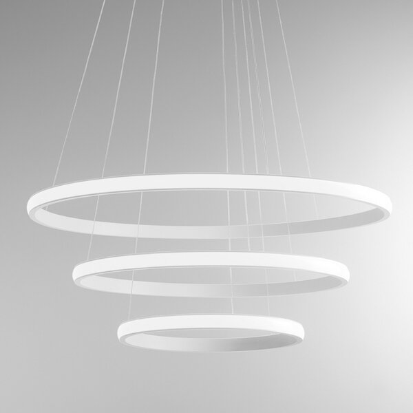 Lampadario moderno gea luce iole s3 b 62w led alluminio sospensione - Gea Luce