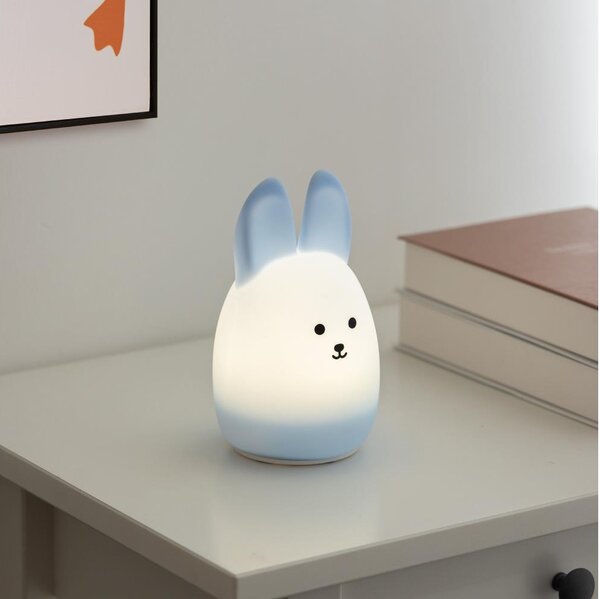 Eglo 75947 - Lampada notturna ricaricabile per bambini LED RGBW CASTELLINO LED/5W/5V 1200mAh a forma di coniglio