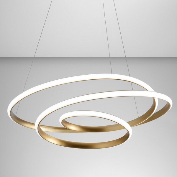 Lampadario led gea luce diva sg o moderna alluminio sospensione - Gea Luce