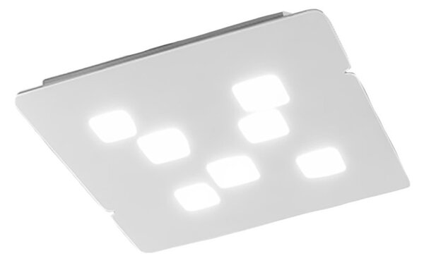 Plafoniera moderna gea luce giselle pg gx53 led alluminio metacrilato - Gea Luce