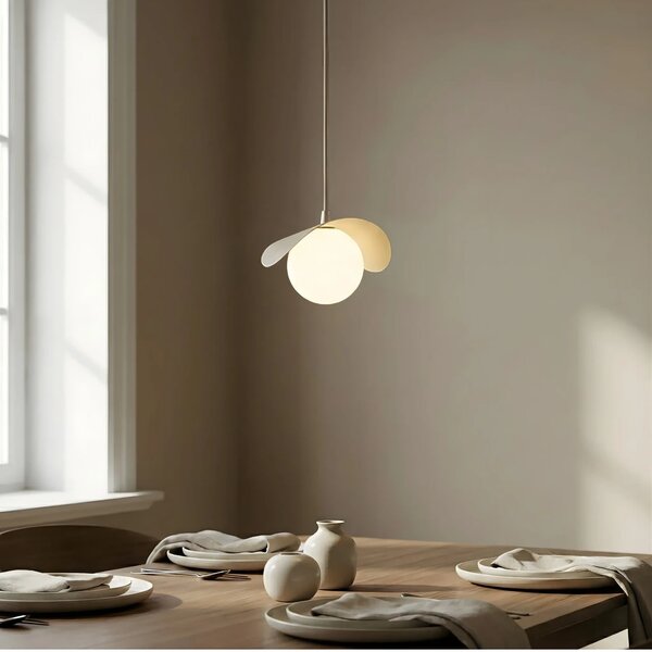 Lampada a sospensione RITUAL 1 G9 in Acciaio