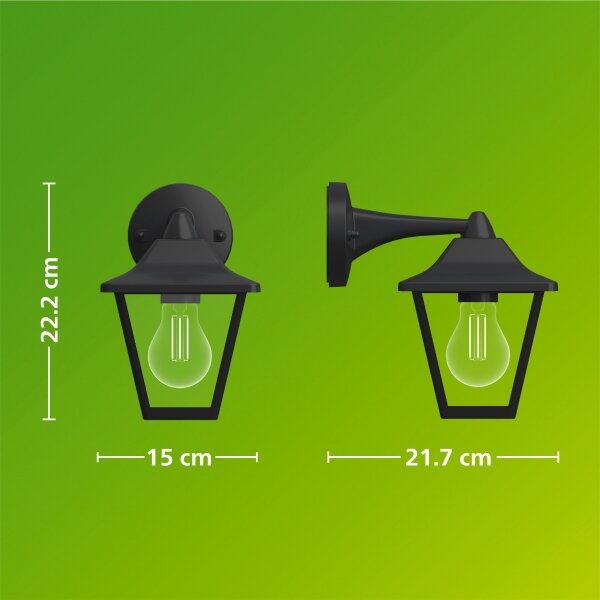 Philips - Applique da esterno JULI 1xE27/25W/230V IP44