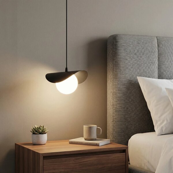 Lampada a sospensione RITUAL 1 G9 in Acciaio
