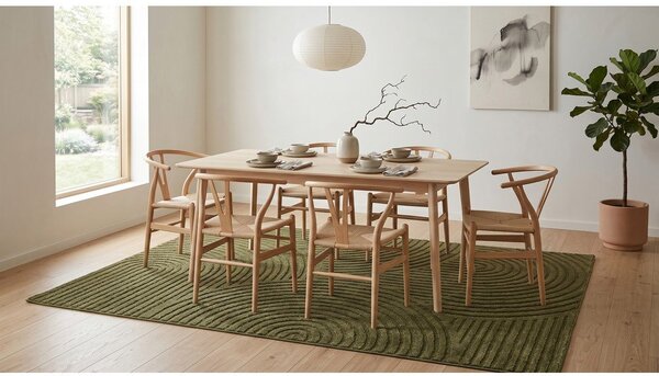Tappeto verde scuro 160x230 cm Whirl - ESTE