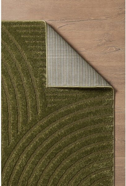 Tappeto verde scuro 160x230 cm Whirl - ESTE