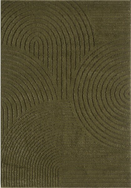 Tappeto verde scuro 160x230 cm Whirl - ESTE