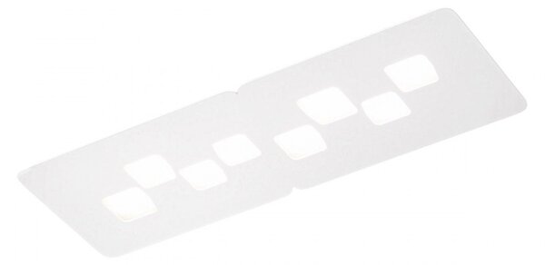 Plafoniera gea luce bilbao pg gx53 led bianco lampada soffitto moderna - Gea Luce