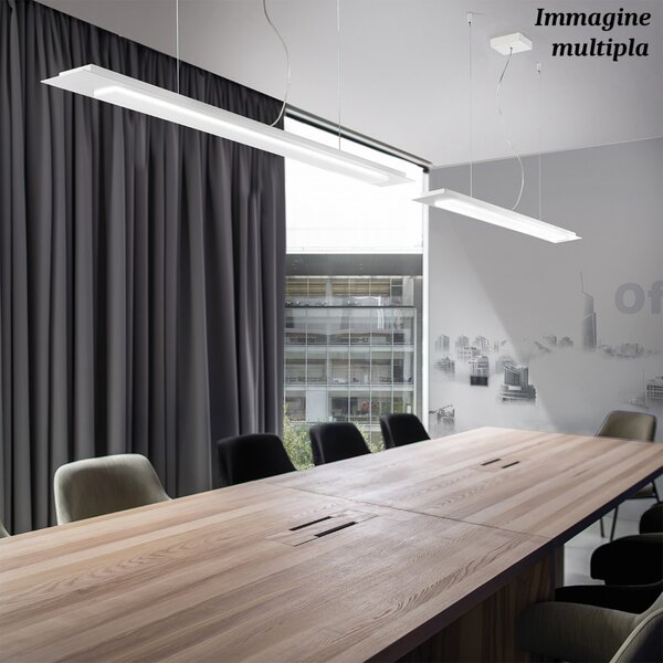 Lampadario moderno promoingross pixel s120dim wh led metallo metacrilato dimmerabile dinamica sospensione - Promoingross