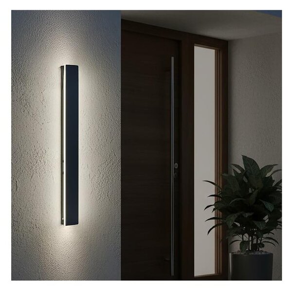 Applique da esterno MIRANA LED/12W/230V 4000K IP44 60 cm nero