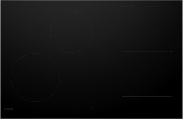 ASKO Piano Cottura Induzione 4 Fuochi Larghezza 80 cm in Vetroceramica colore Nero - HID824GC
