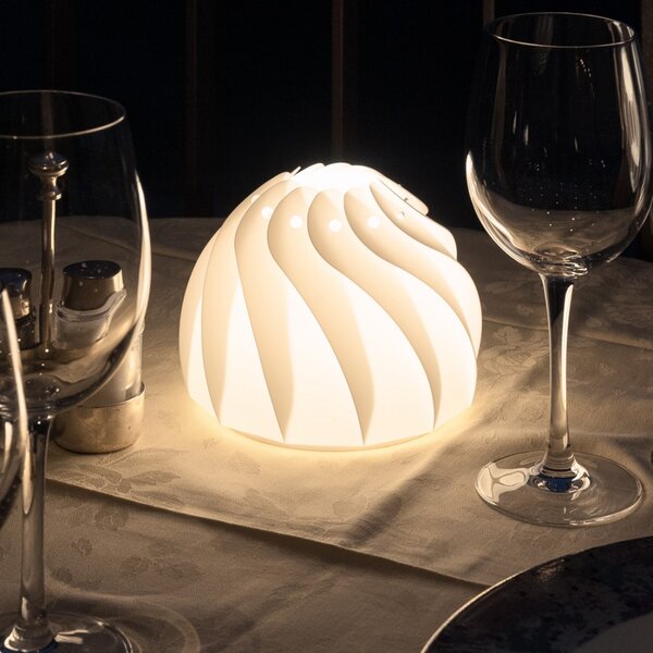 Abat-jour led batteria moderna linea zero rose outdoor bat l ip67 polilux lampada tavolo - Linea Zero