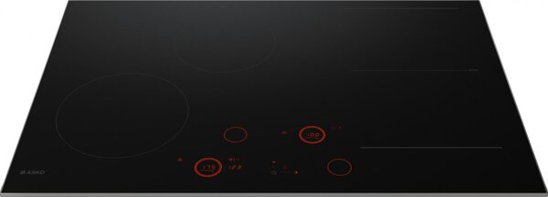 ASKO Piano Cottura Induzione 4 Fuochi Larghezza 80 cm in Vetroceramica colore Nero - HID824GC