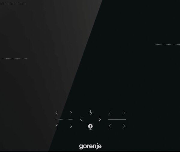 Gorenje Piano Cottura Induzione 4 Fuochi Larghezza 80 cm in Vetroceramica colore Nero - GI821FM
