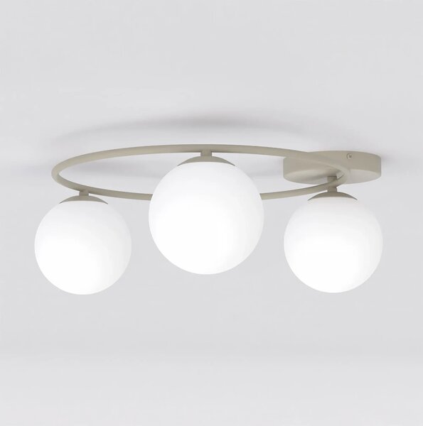 Lampada da soffitto in acciaio SOPRA 3 Mokka 3xE14