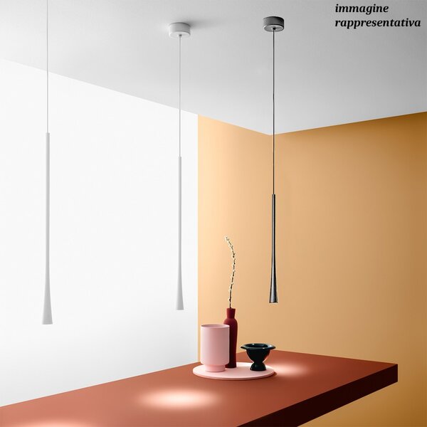 Lampada soffitto led gea luce dafne sp nero moderna - Gea Luce