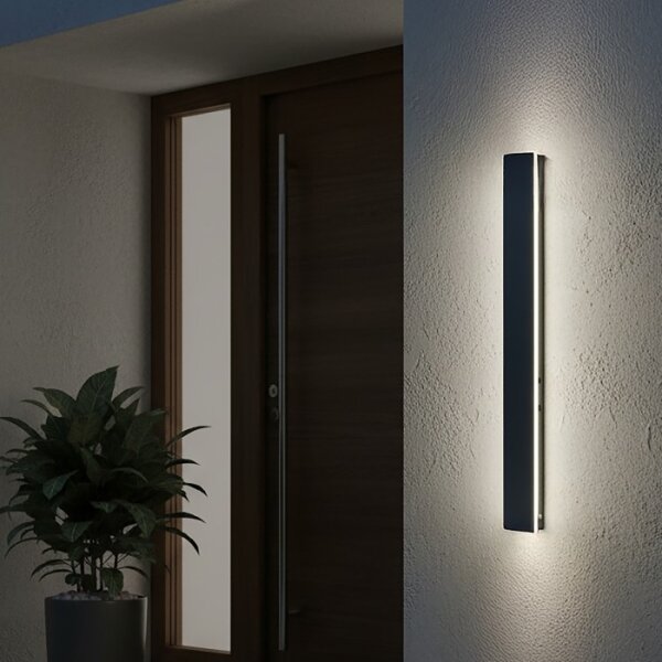Applique da esterno MIRANA LED/12W/230V 4000K IP44 60 cm nero